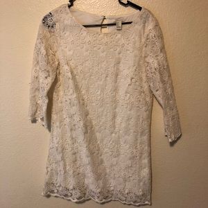 Lace mid forever 21 dress